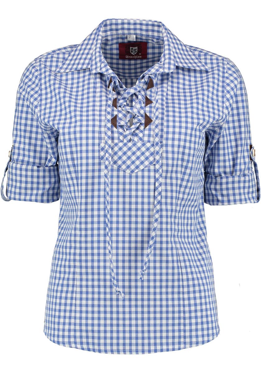 os-trachten-kivid-trachtenbluse-damen-langarm-schlupfbluse image 4