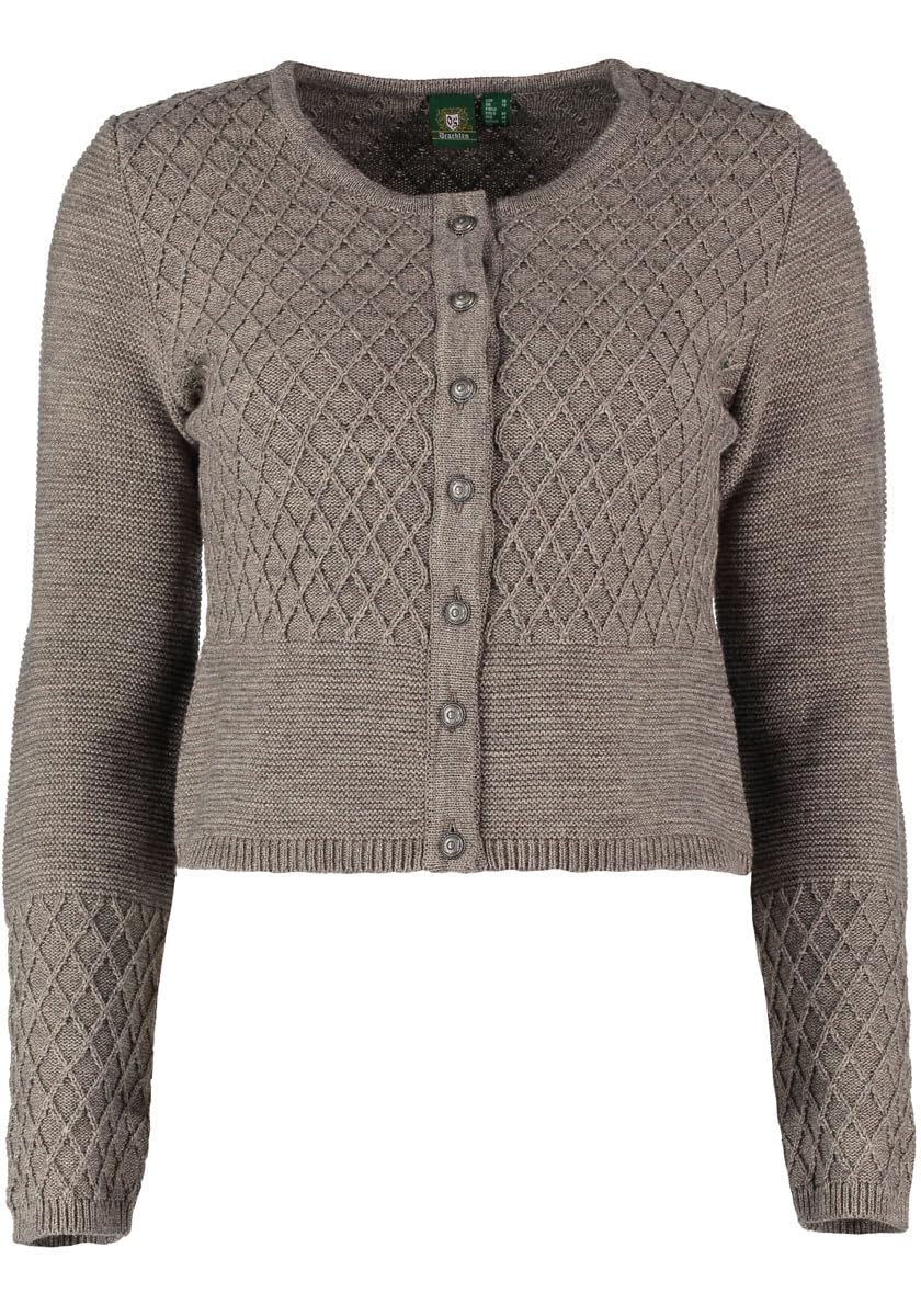os-trachten-swoyar-damen-strickjacke-32-dunkelbraun-wolle image 1