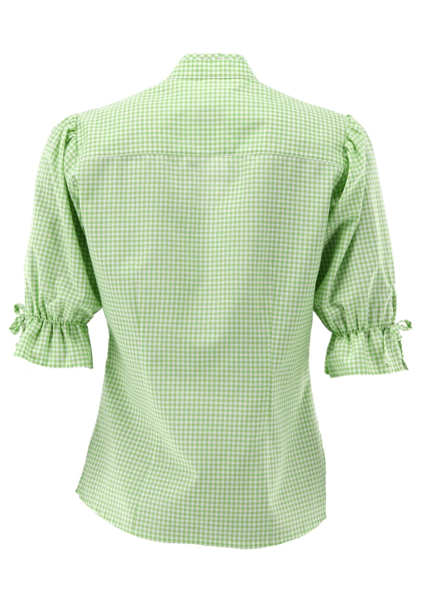 os-trachten-porivo-kurzarm-trachtenbluse-schlupfform-giftgr-n image 4