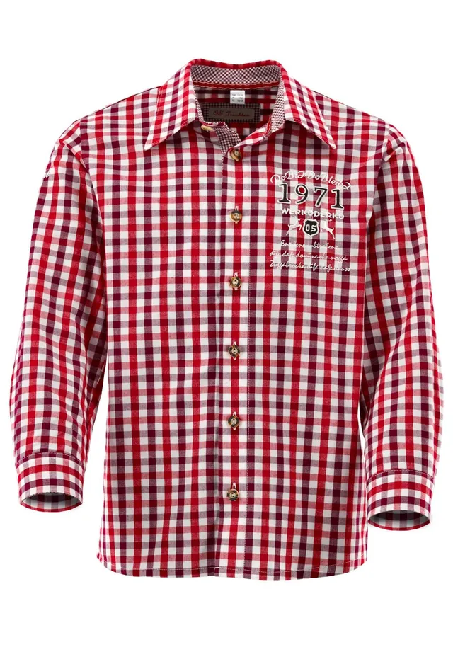 os-trachten-trayor-kinder-trachtenhemd-jungen-dunkelgr-n image 1