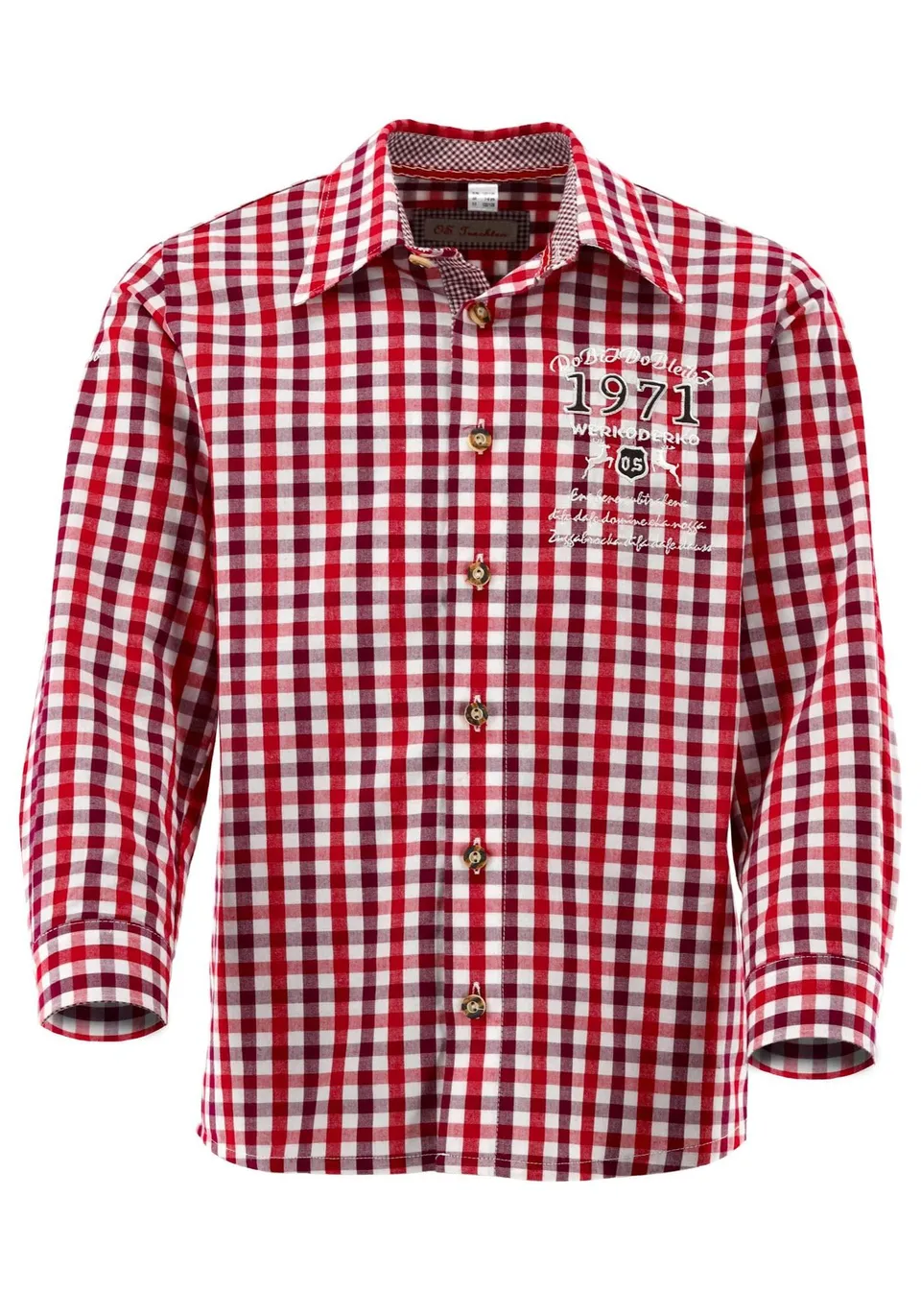 os-trachten-trayor-kinder-trachtenhemd-jungen-dunkelgr-n image 1
