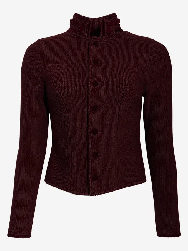 litzlfelder-damen-anja-trachtenjacke-rubinrot-limited-edition image 1