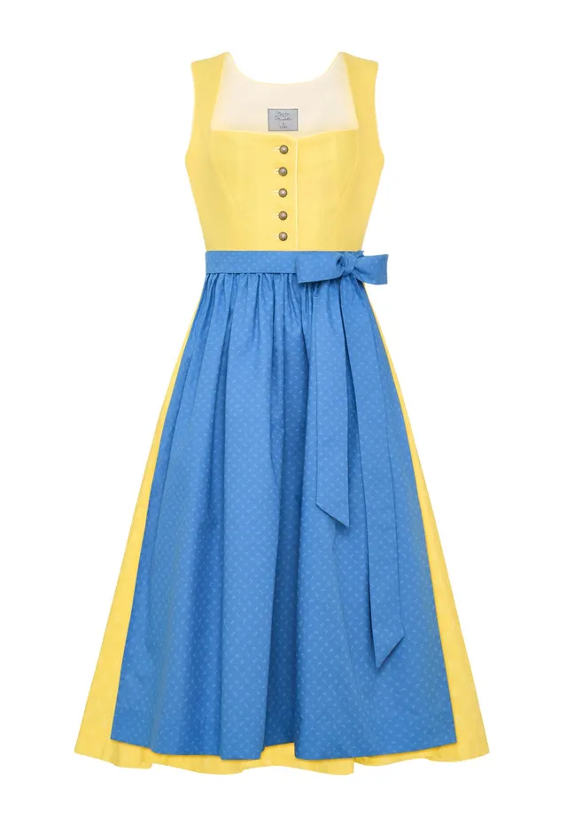m-nchner-manufaktur-lori-dirndl-buttergelb-leinen-gr-38 image 1