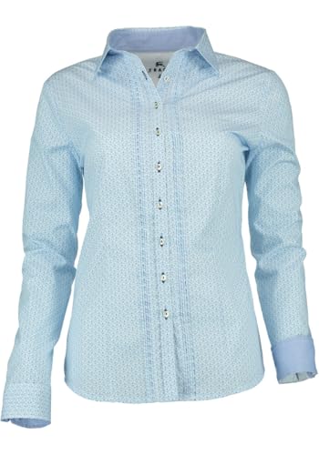 os-trachten-prucra-trachtenbluse-damen-langarm-blau image 3