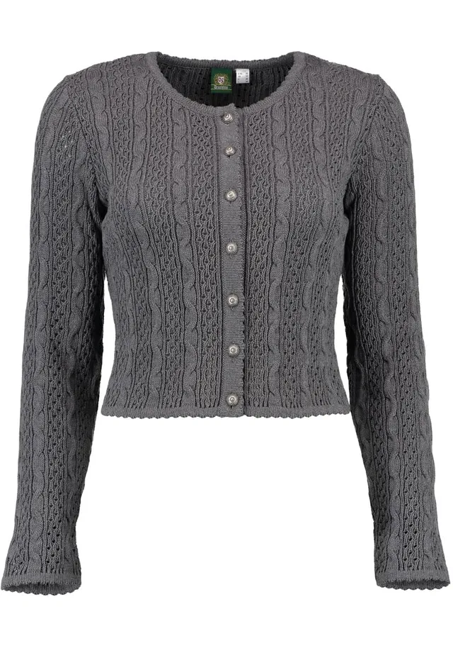 os-trachten-tikepe-strickjacke-damen-gr-42-zopfmuster image 1