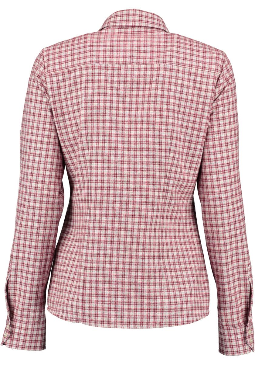 os-trachten-flonu-trachtenbluse-flanell-damen-hirsch-stickerei image 2