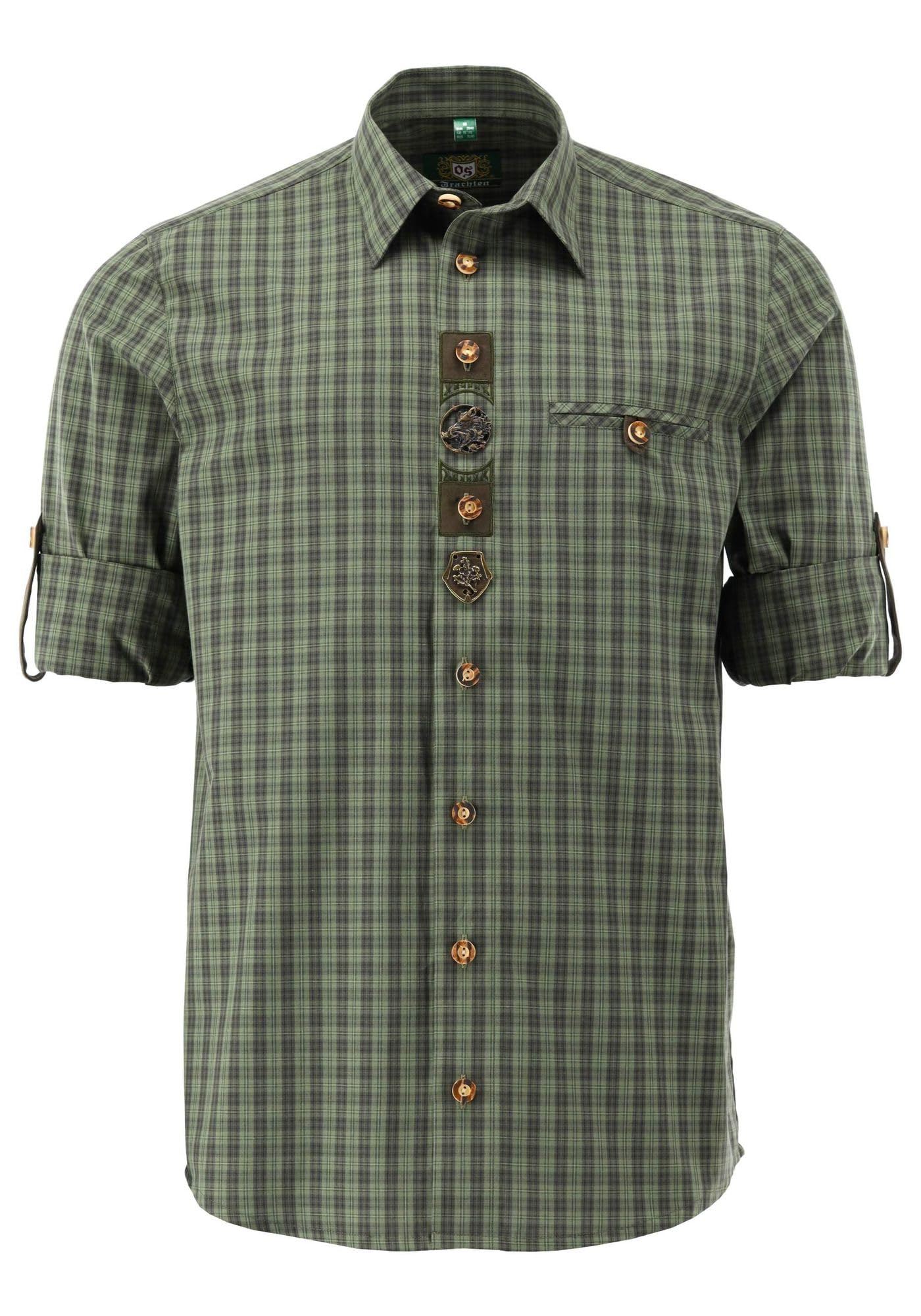 os-trachten-jagdhemd-fumu-regular-fit-herren-41-42-flanell image 1