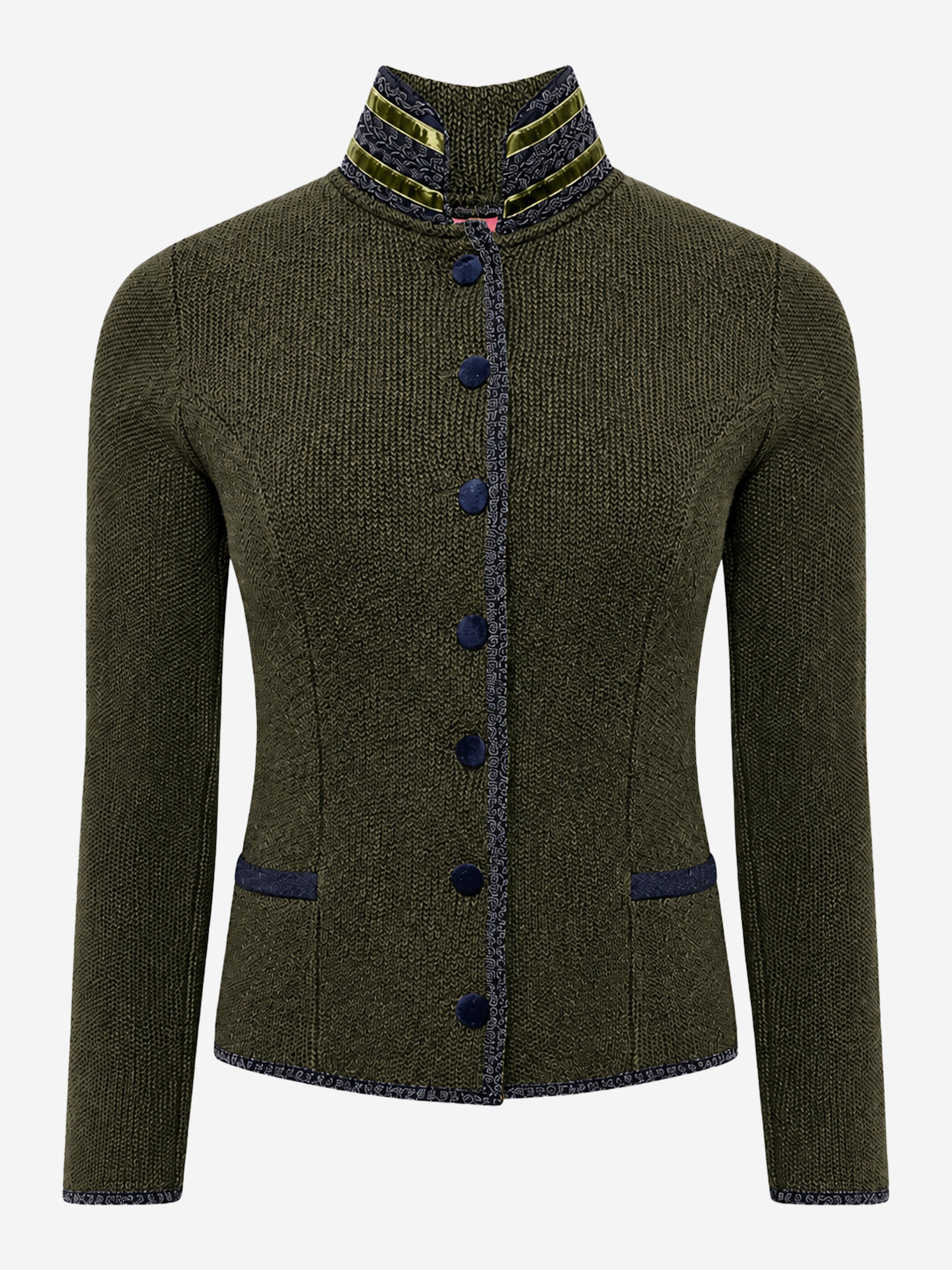 litzlfelder-damen-sofia-strickblazer-olivgr-n-schurwolle image 1