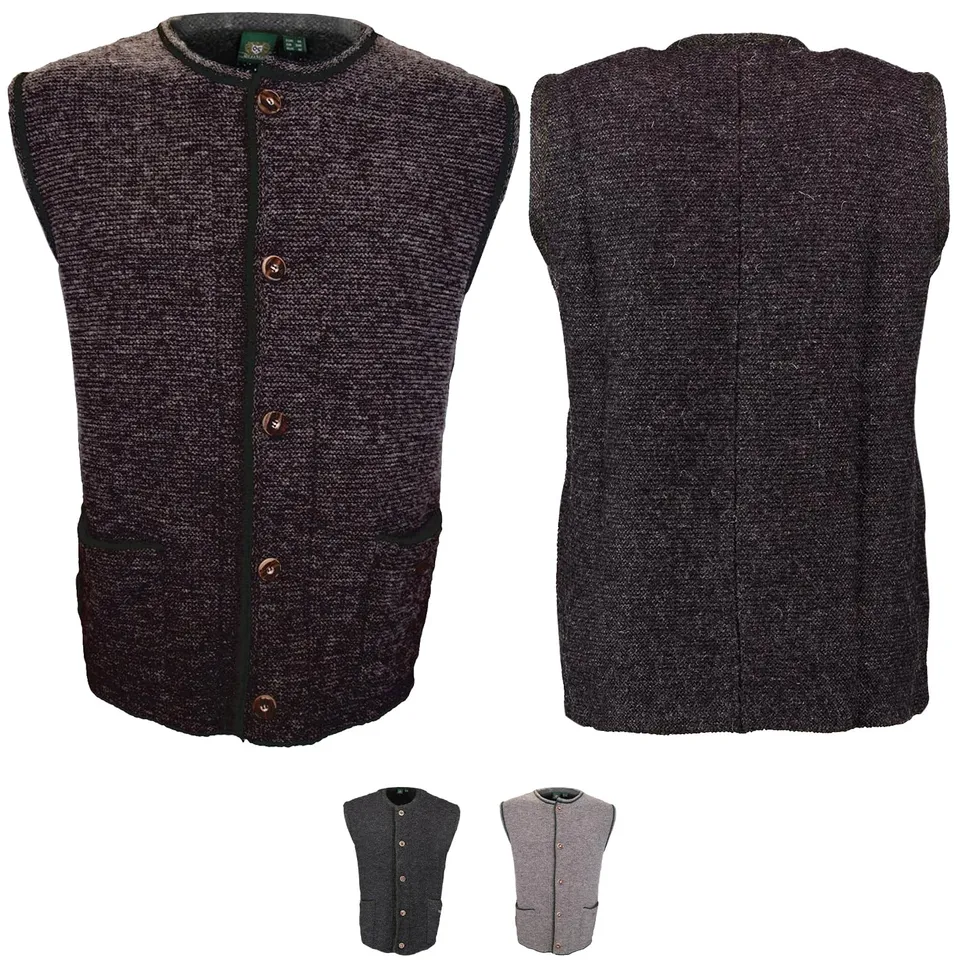 os-trachten-wollweste-herren-trachtenweste-anthrazit-58-3xl image 1