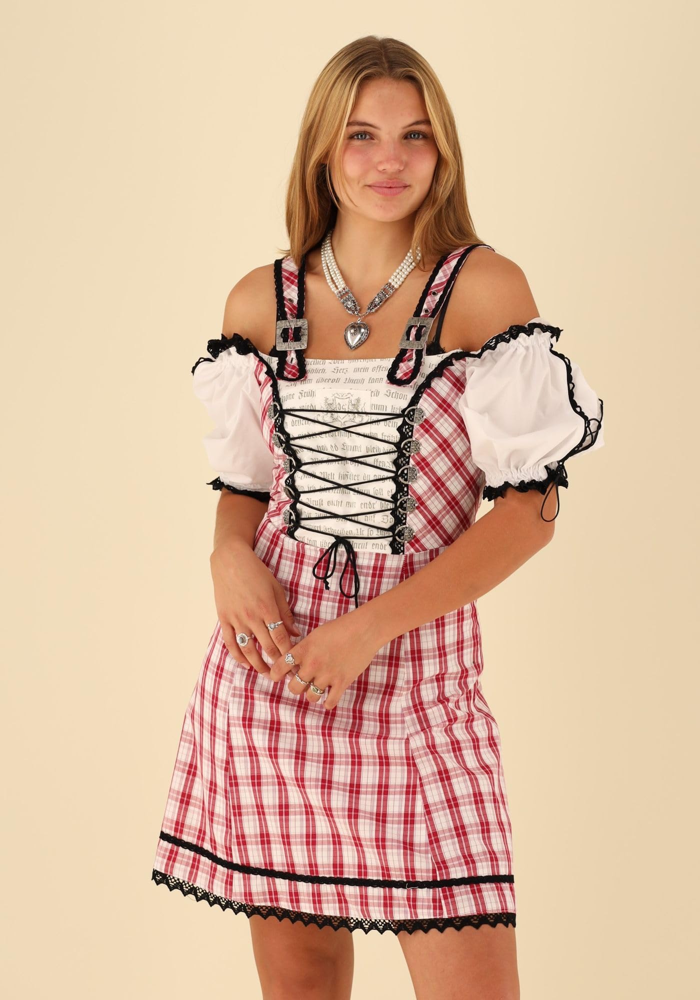 os-trachten-qedaro-trachtenkleid-kastenausschnitt-gr-34 image 2