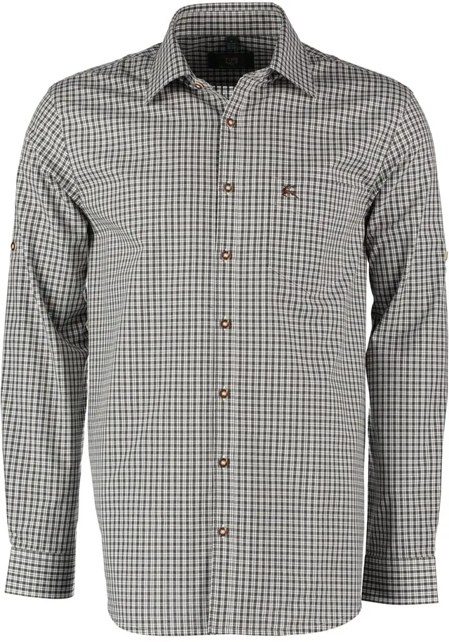 os-trachten-vakas-herren-trachtenhemd-langarm-45-46-regular-fit-karo image 1