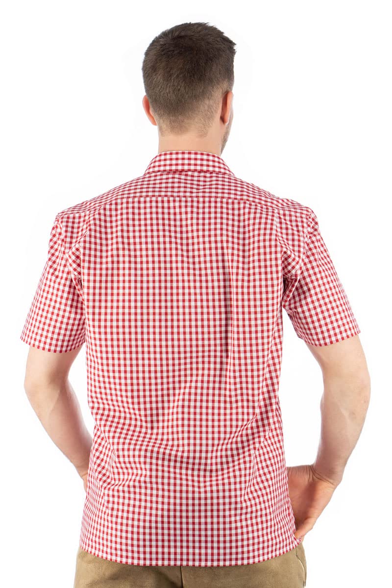 os-trachten-zihul-trachtenhemd-herren-kurzarm-regular-fit-karo image 4