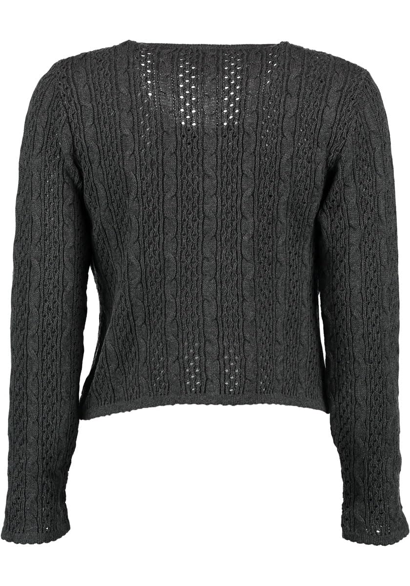 os-trachten-gnoyor-damen-strickjacke-34-anthrazit-baumwolle image 3