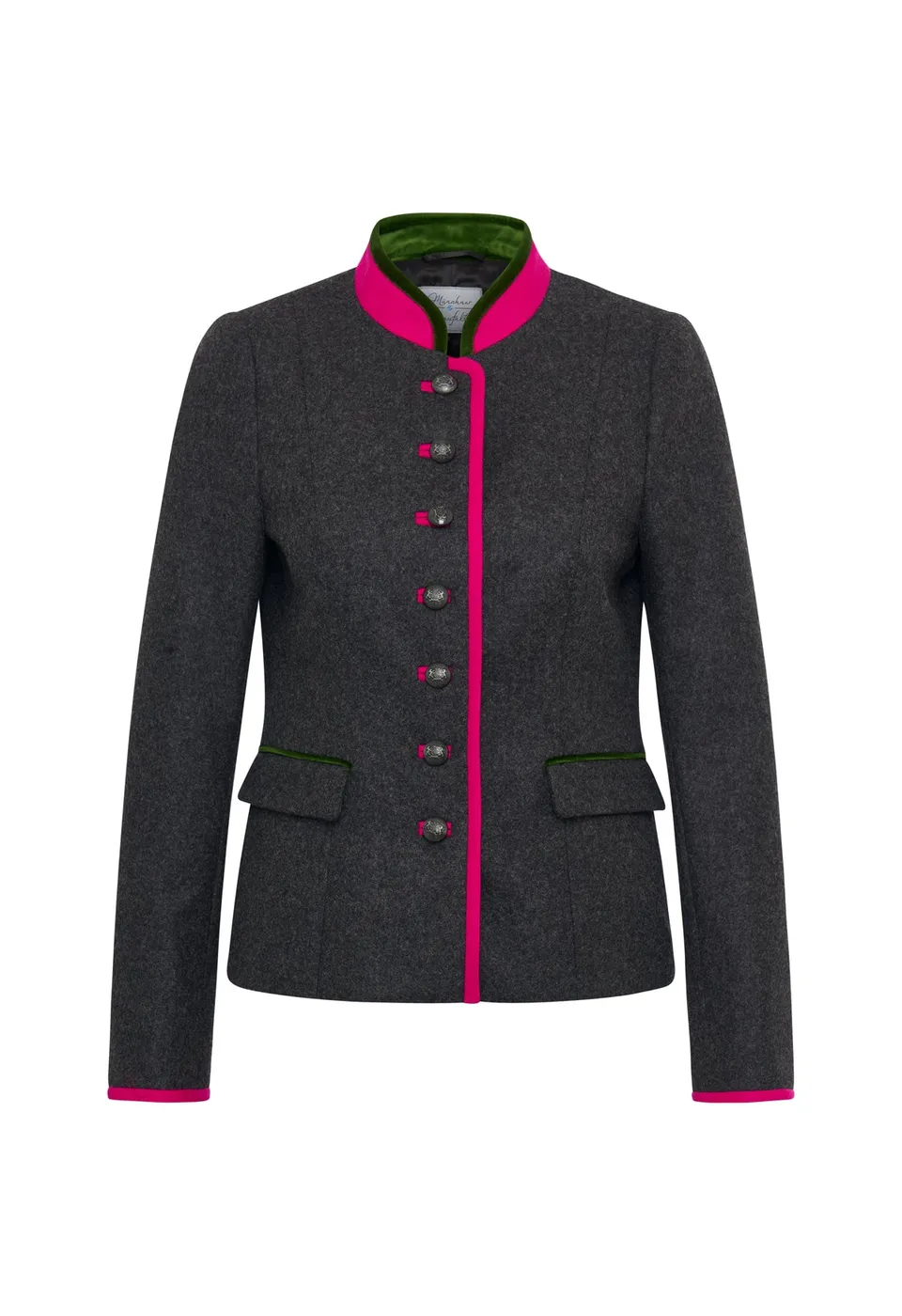 m-nchner-manufaktur-marie-jacke-anthrazit-loden-gr-38 image 1