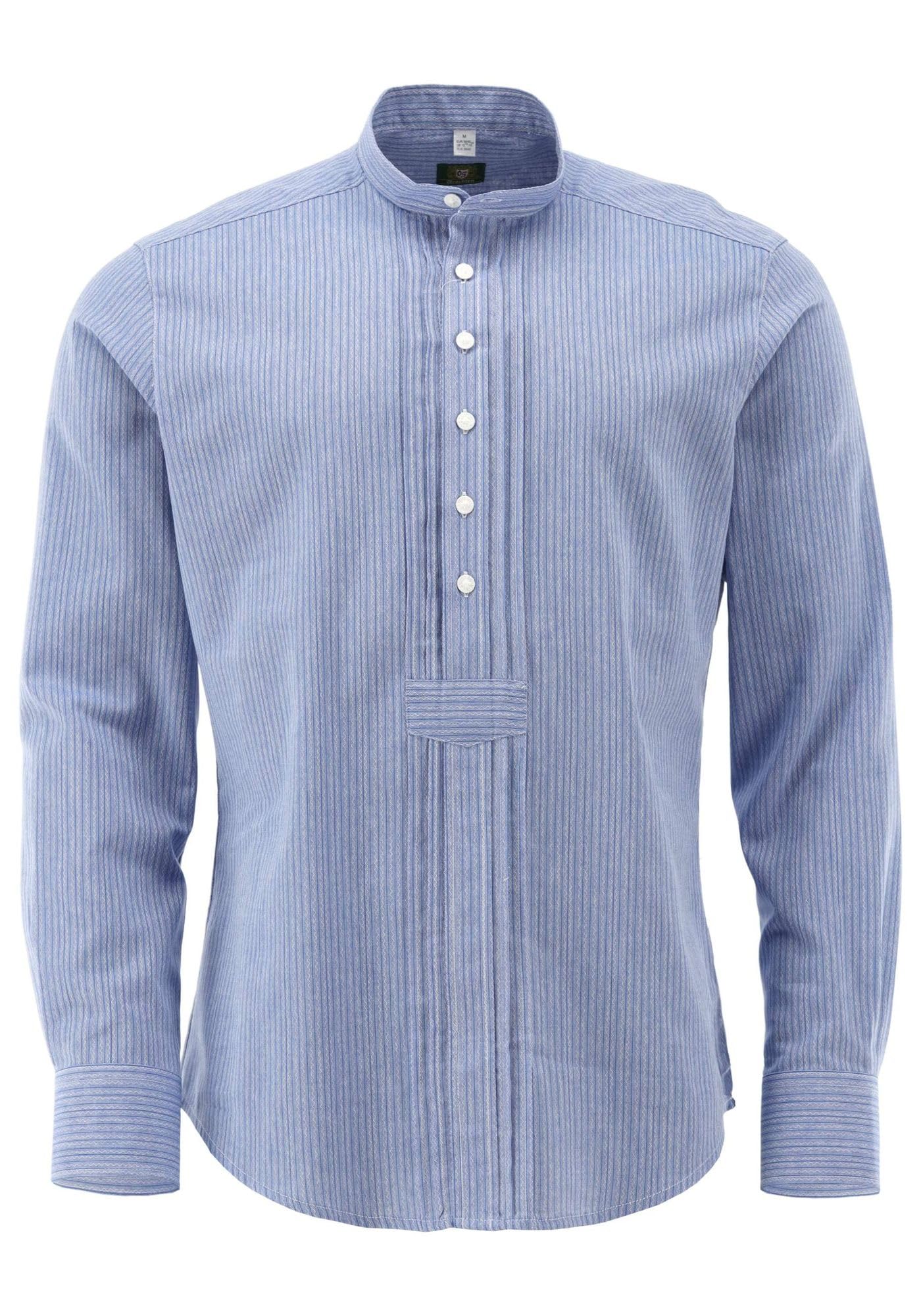 os-trachten-hazau-trachtenhemd-herren-slim-fit-53-54-fest image 1