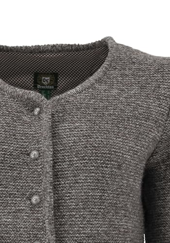 os-trachten-forivo-strickjacke-damen-rundhals-oliv image 8
