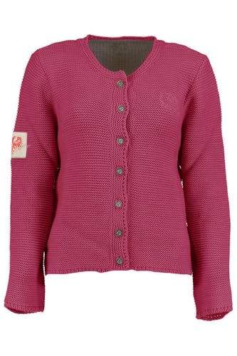 os-trachten-wolljanker-damen-strickjacke-himbeere-38-wolle image 4
