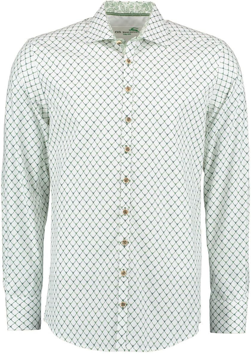 os-trachten-kedase-trachtenhemd-hirschgeweih-slim-fit image 3