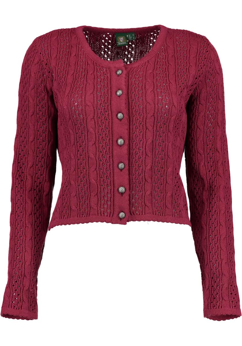 os-trachten-gnoyor-damen-strickjacke-34-anthrazit-baumwolle image 5