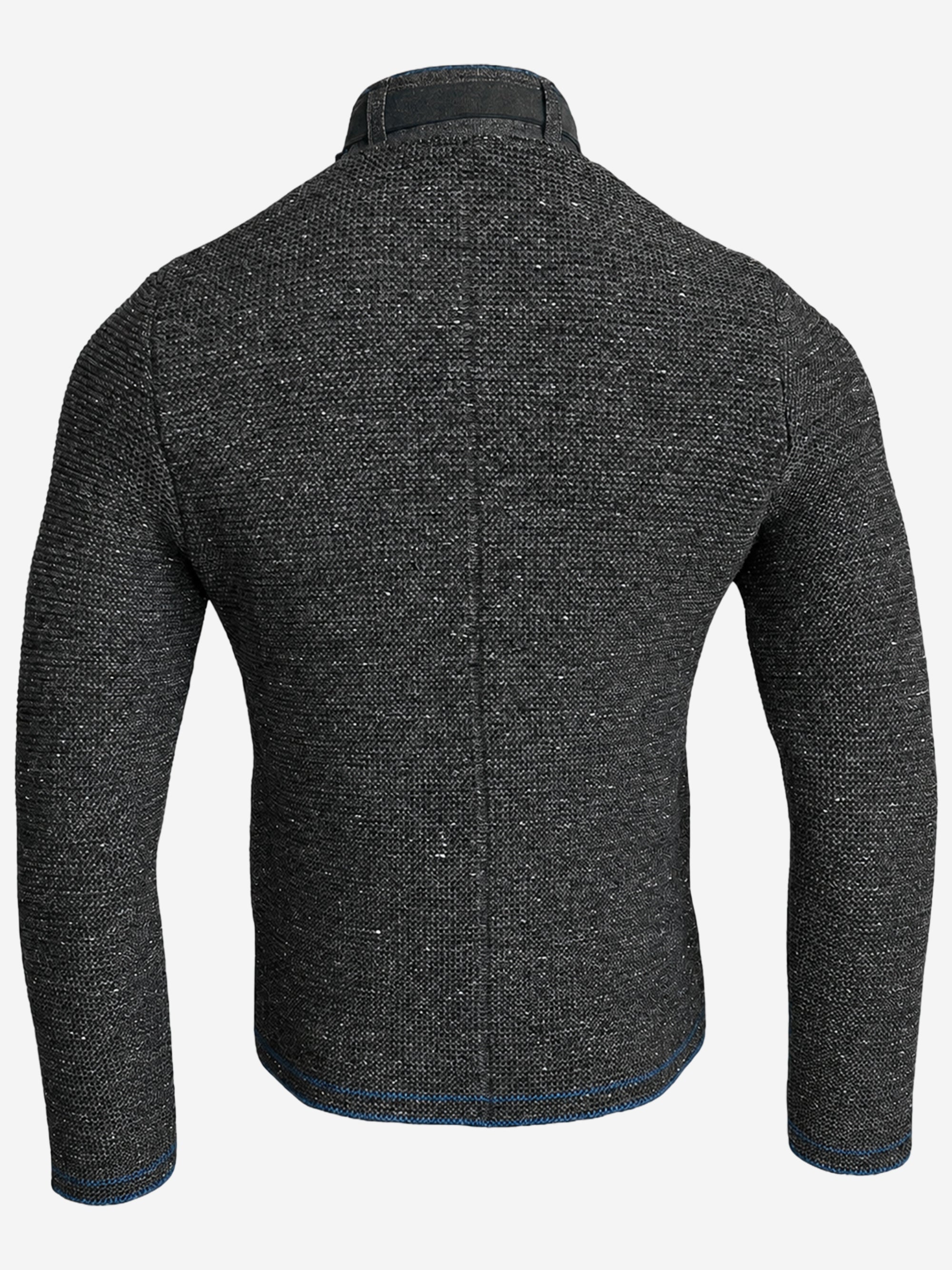 litzlfelder-hannes-strickjacke-herren-mittelgrau-schurwolle image 2