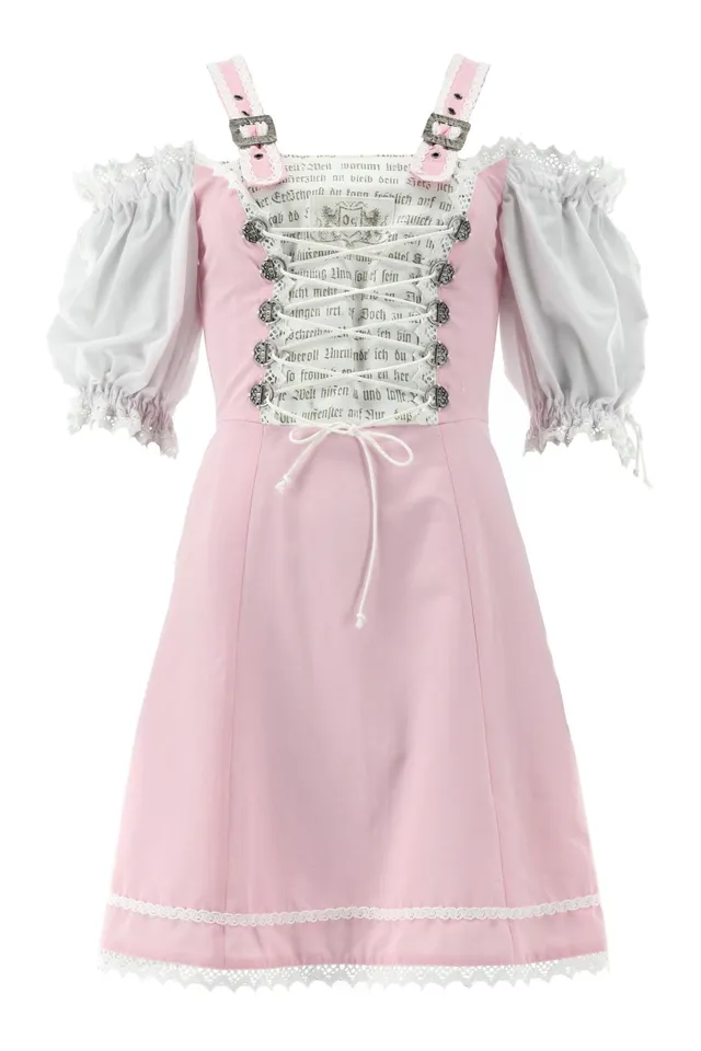 os-trachten-ximaru-trachtenkleid-damen-kastenausschnitt-fest image 1