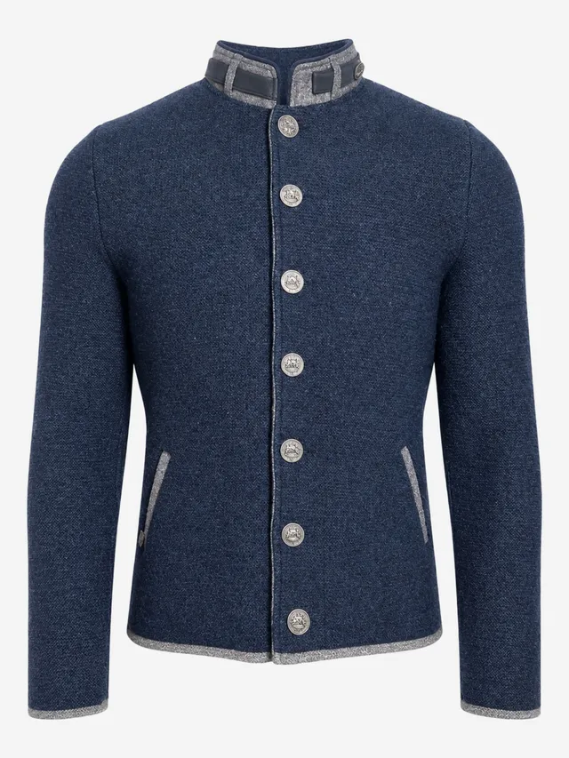 litzlfelder-jonas-strickjacke-herren-marineblau-merino image 1