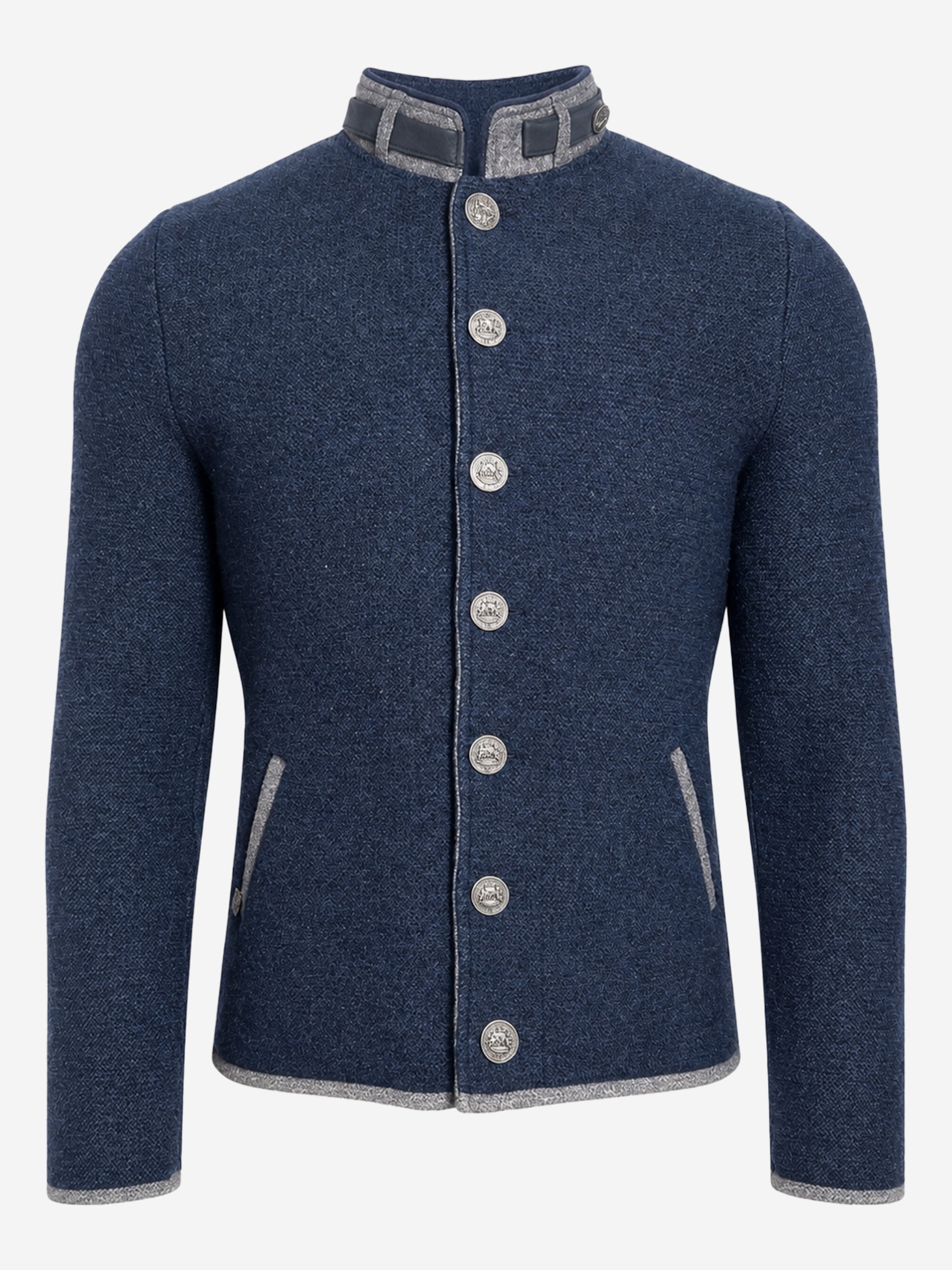 litzlfelder-jonas-strickjacke-herren-marineblau-merino image 1