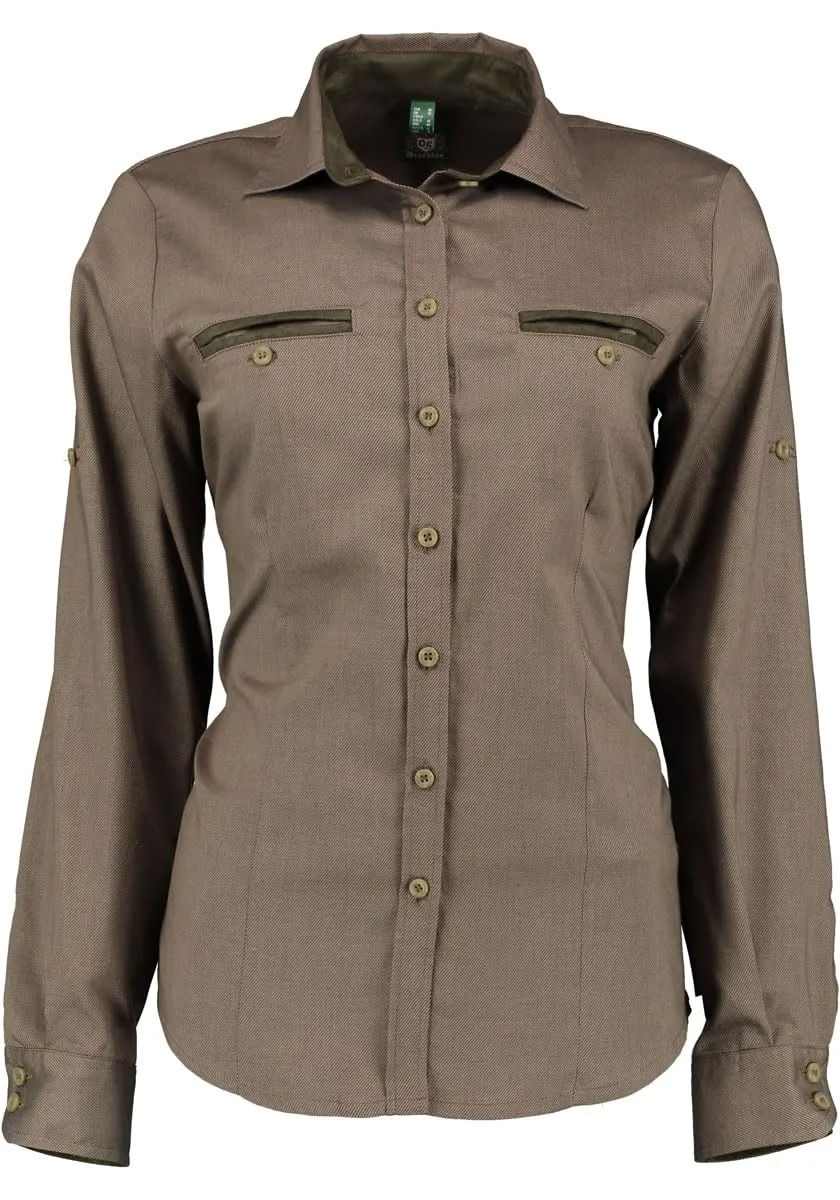 os-trachten-deonit-jagdbluse-damen-langarm-liegekragen image 1