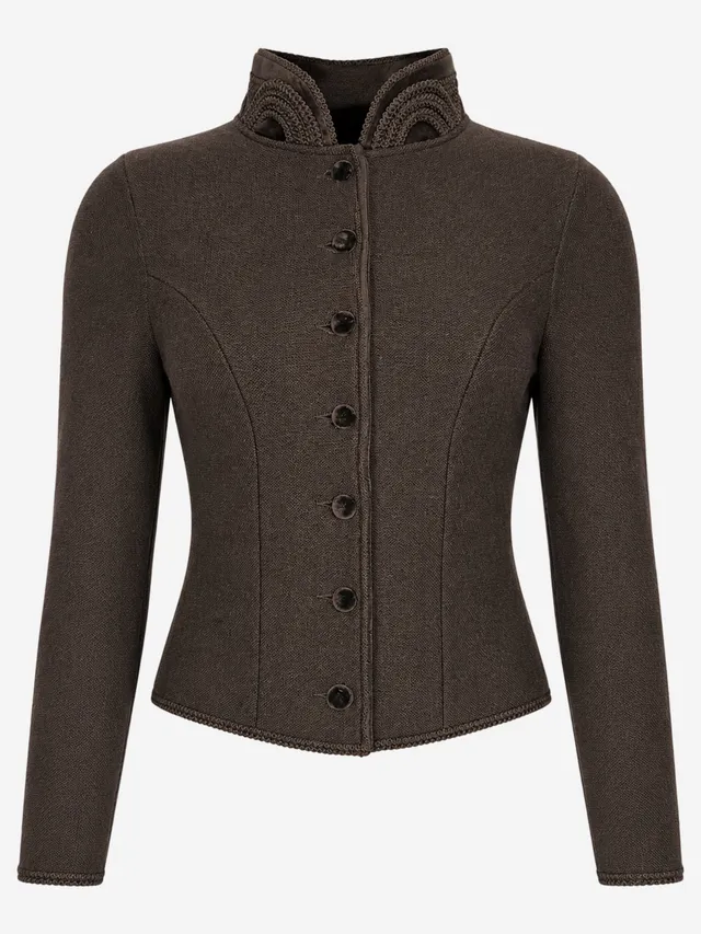 litzlfelder-amara-trachtenjacke-damen-schokobraun-merino image 1
