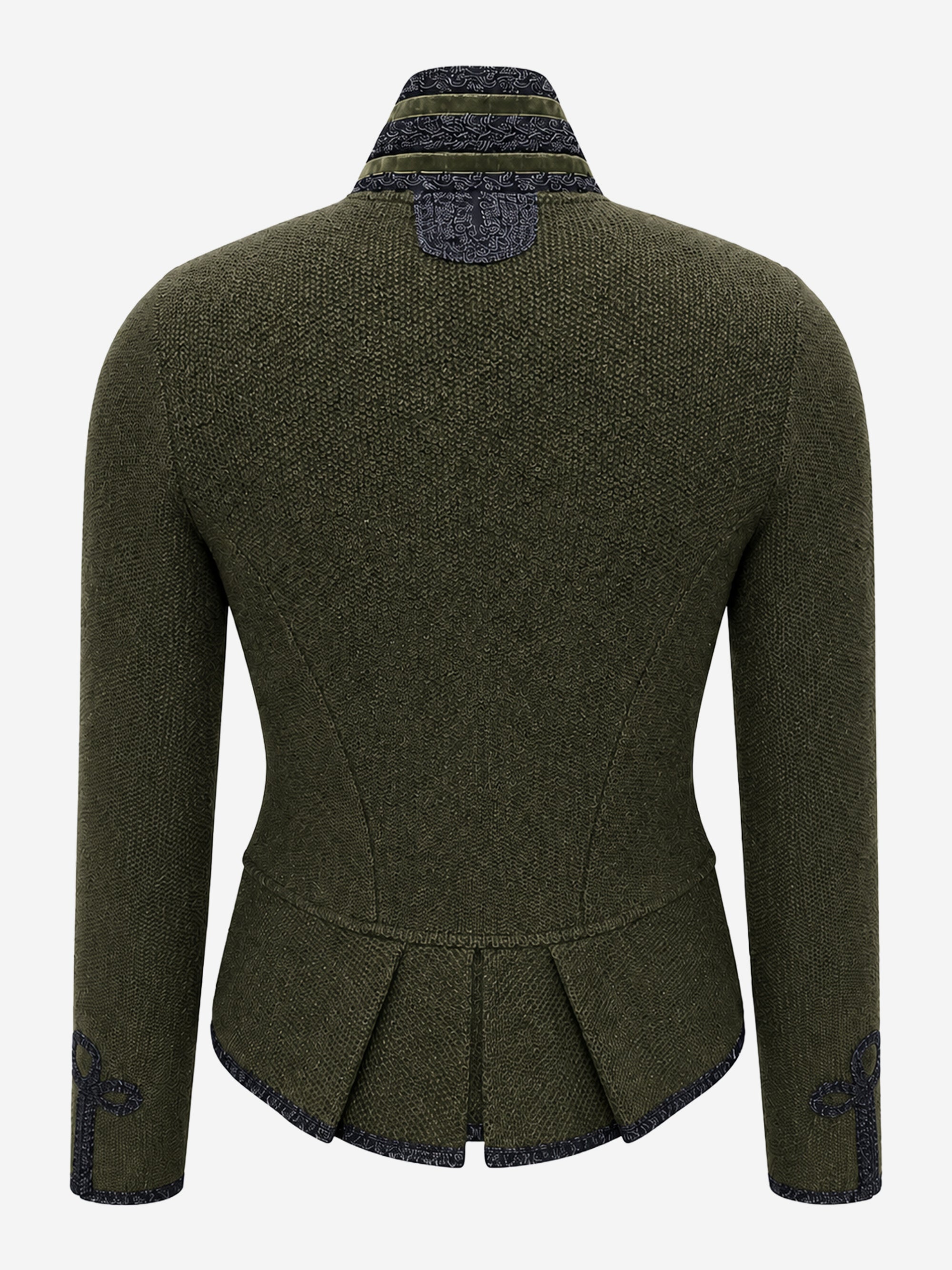 litzlfelder-damen-sofia-strickblazer-olivgr-n-schurwolle image 2