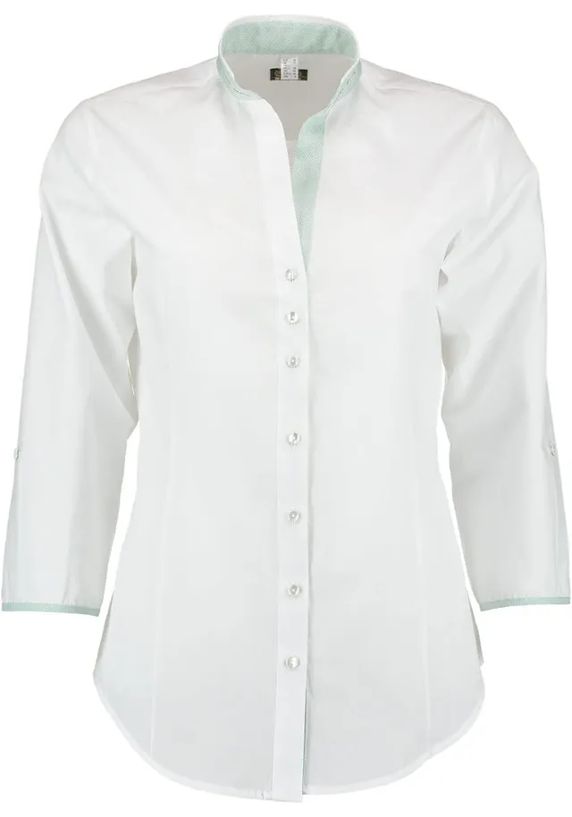 os-trachten-bamua-damen-trachtenbluse-stehkragen-7-8-arm image 1