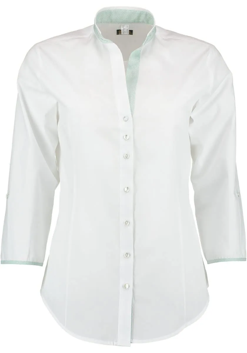 os-trachten-bamua-damen-trachtenbluse-stehkragen-7-8-arm image 1
