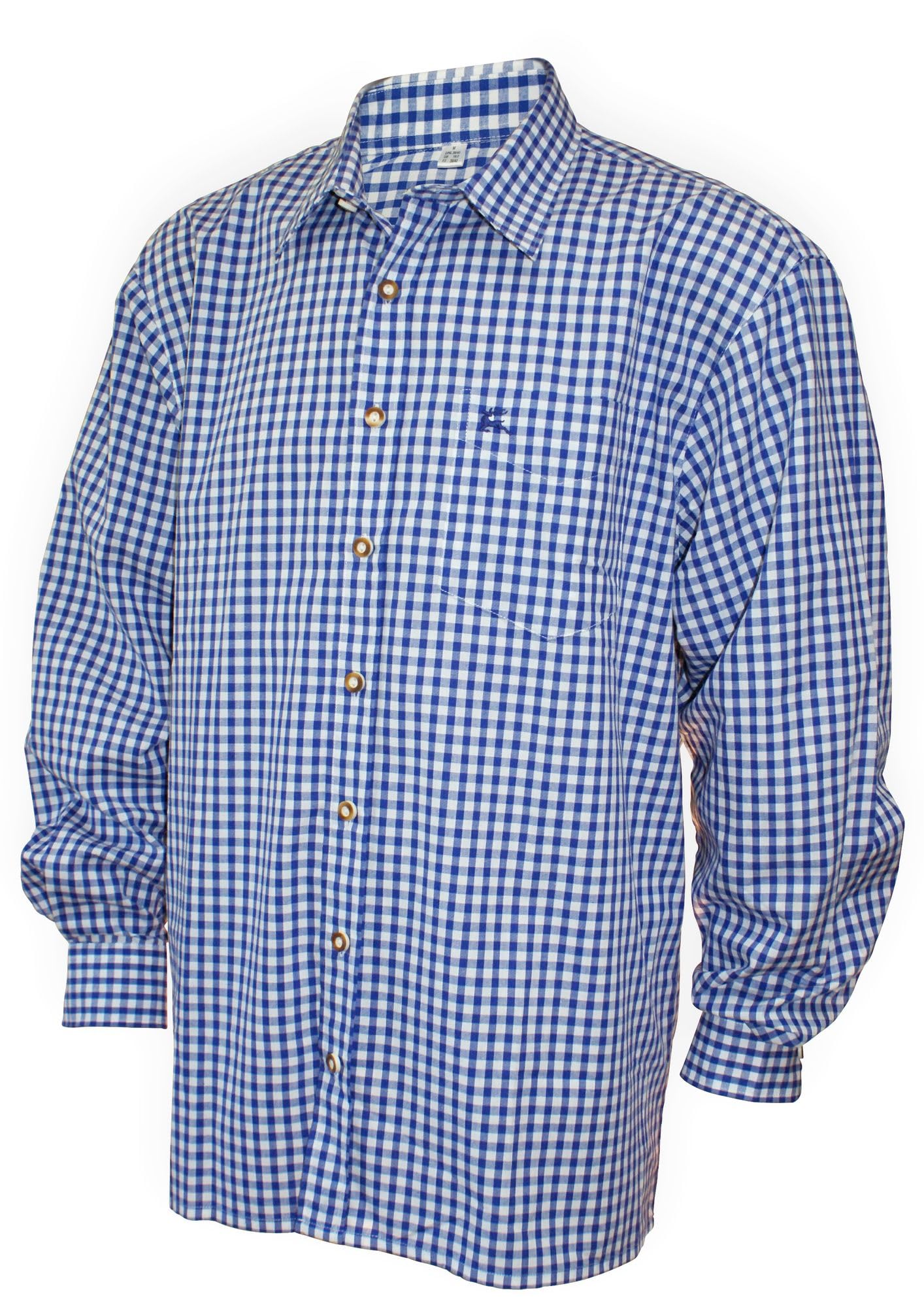 trachtenhemd-karohemd-herren-langarm-6xl-blau-kariert image 1
