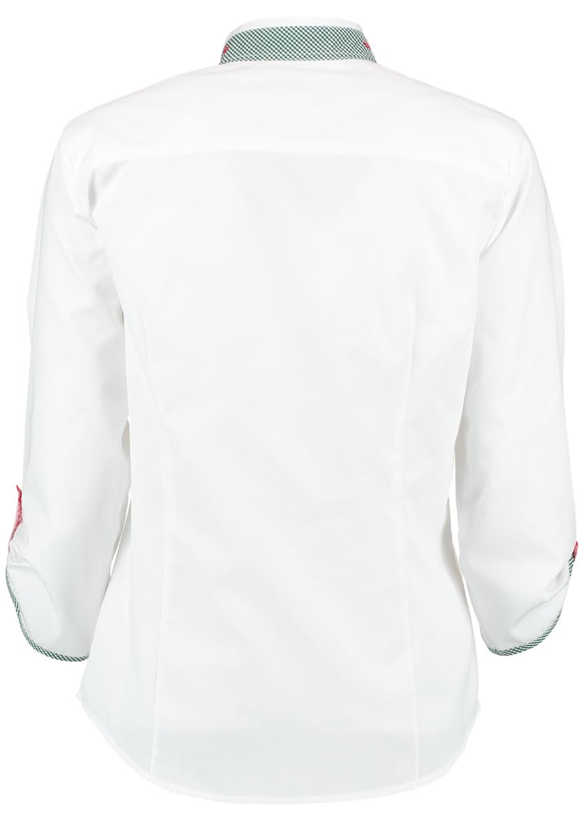 os-trachten-turex-trachtenbluse-stehkragen-gr-n-7-8-arm image 3
