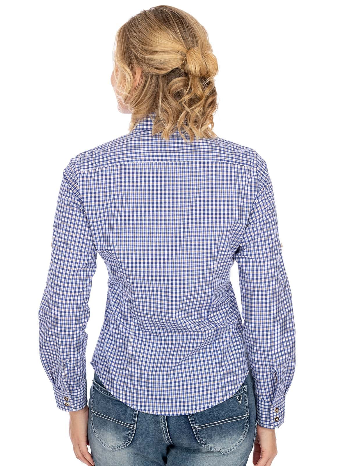 os-trachten-trachtenbluse-450000-3729-kornblau-blau-40-karo image 3