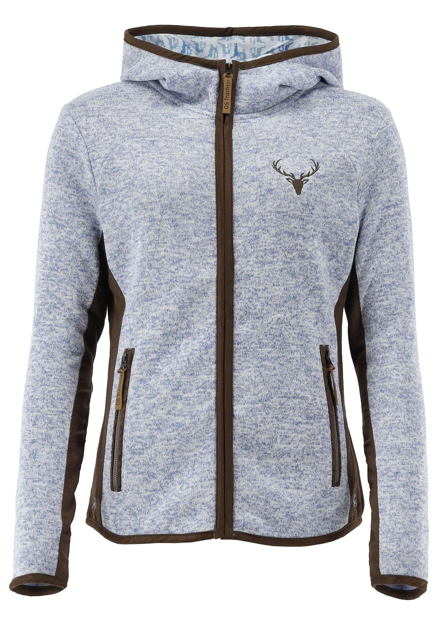 os-trachten-zumgu-strickfleecejacke-kapuze-damen-warm image 7