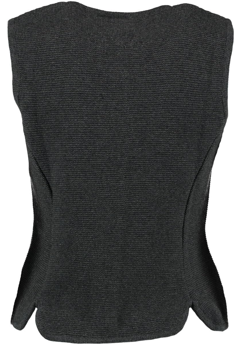 os-trachten-padora-strickweste-mit-rundhals-f-rs-dirndl-schwarz image 2