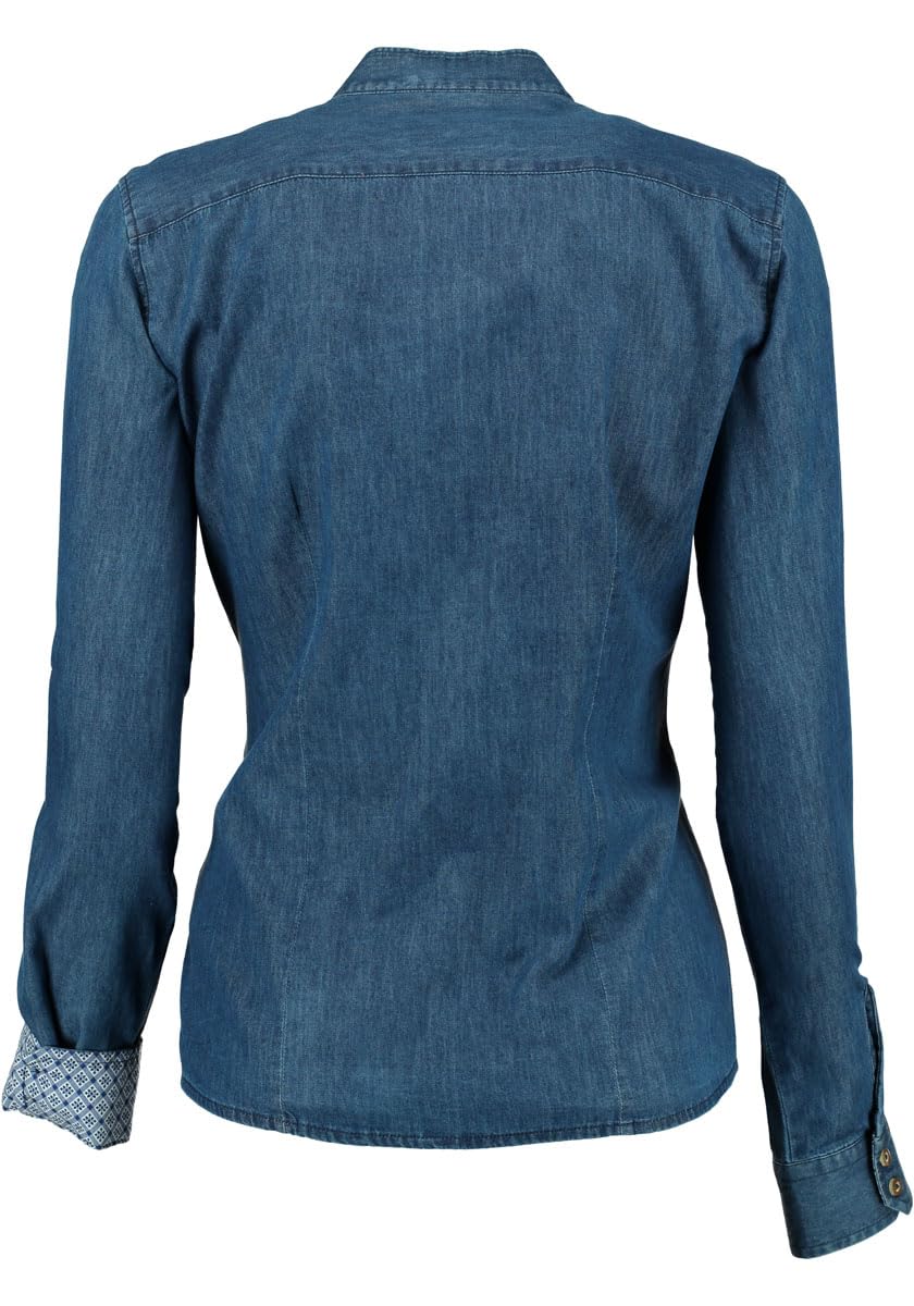 os-trachten-bribe-trachtenbluse-jeans-tailliert-baumwolle image 2