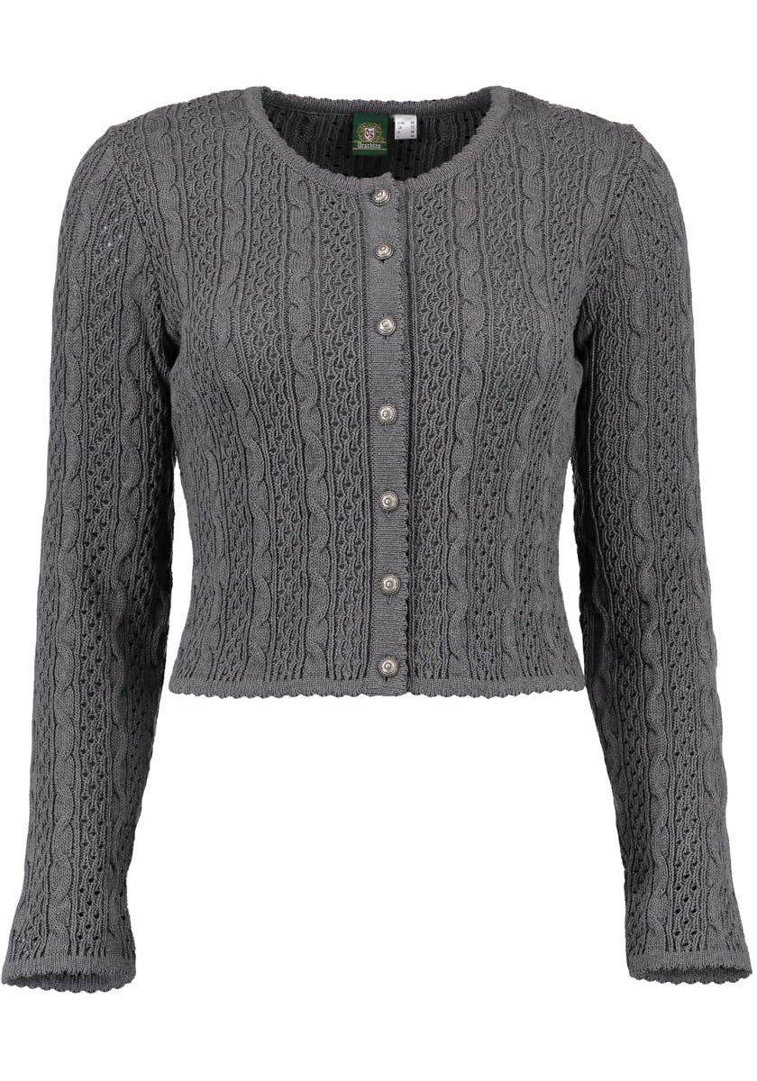 os-trachten-tikepe-strickjacke-damen-gr-42-zopfmuster image 1