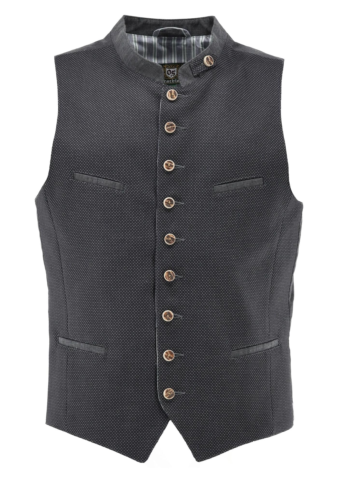 os-trachten-qalimo-slim-fit-trachtenweste-herren-slim-fit image 5