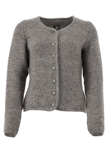 os-trachten-forivo-strickjacke-damen-rundhals-oliv image 6