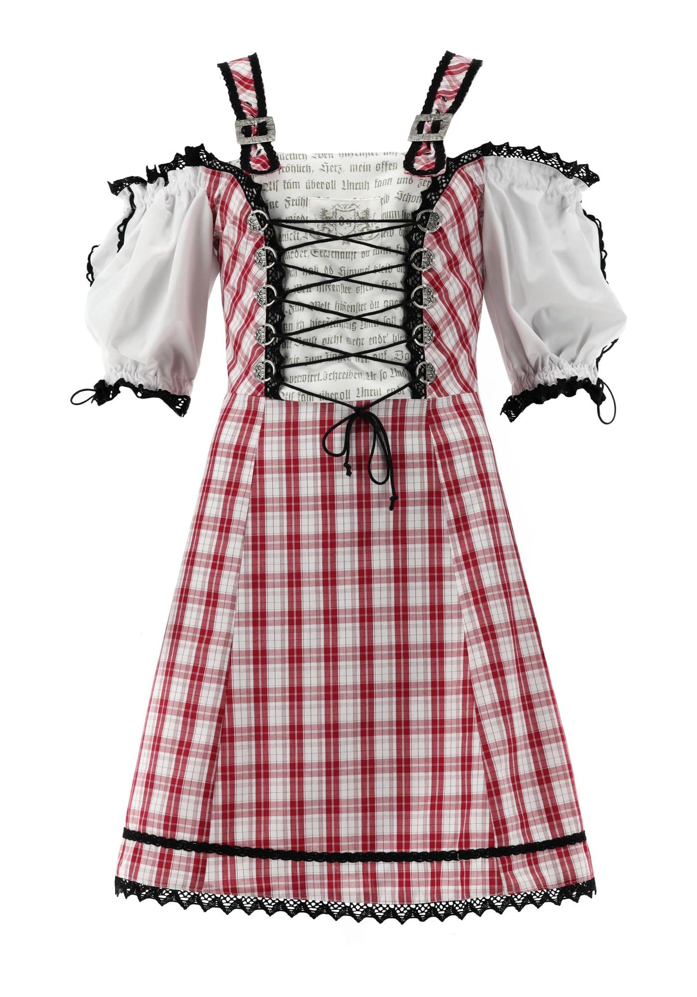 os-trachten-qedaro-trachtenkleid-kastenausschnitt-gr-34 image 1