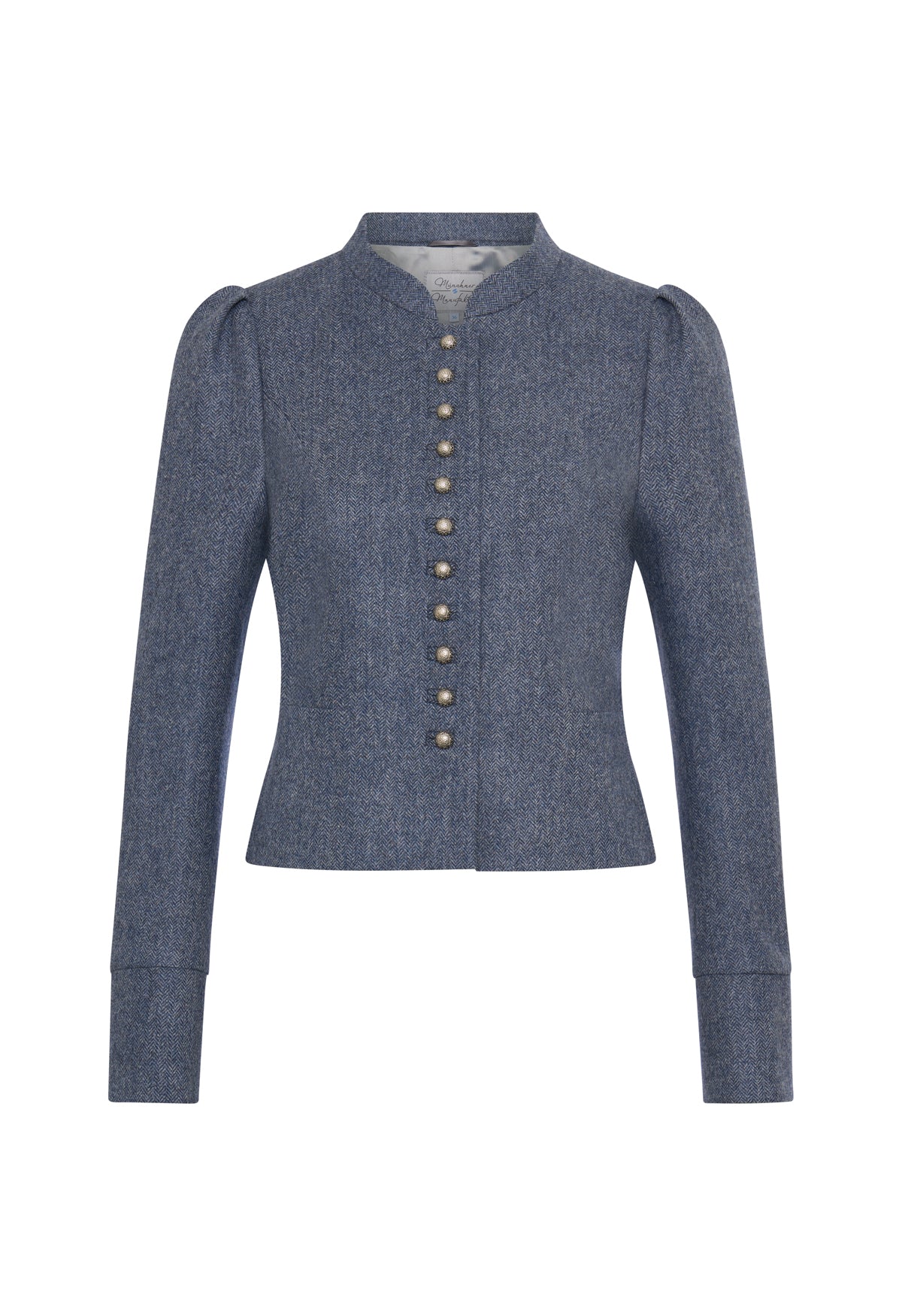 m-nchner-manufaktur-daisy-dirndljacke-fischgr-t-wolle-jacke image 1