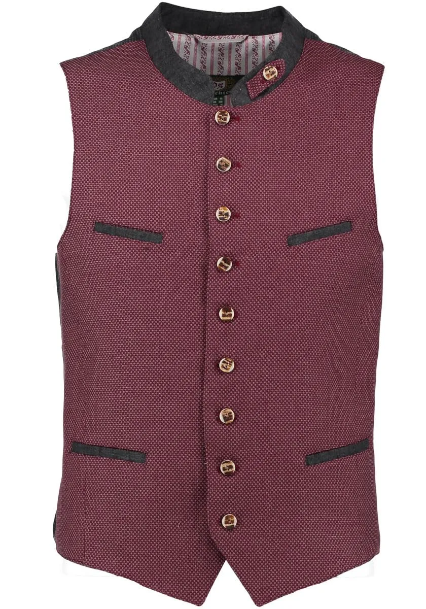 os-trachten-qalimo-slim-fit-trachtenweste-herren-slim-fit image 1