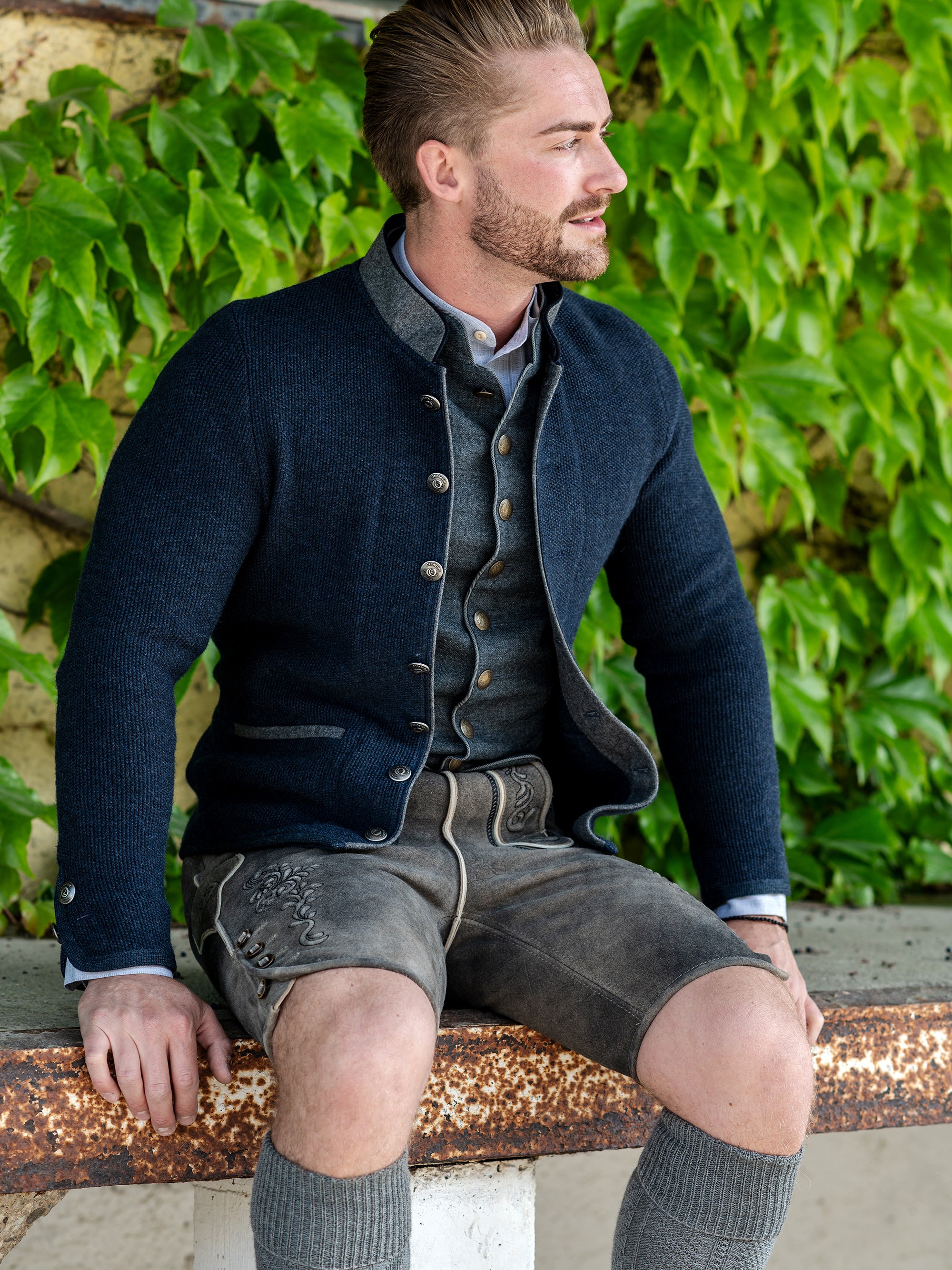 litzlfelder-felix-strickjacke-herren-marine-schurwolle image 3