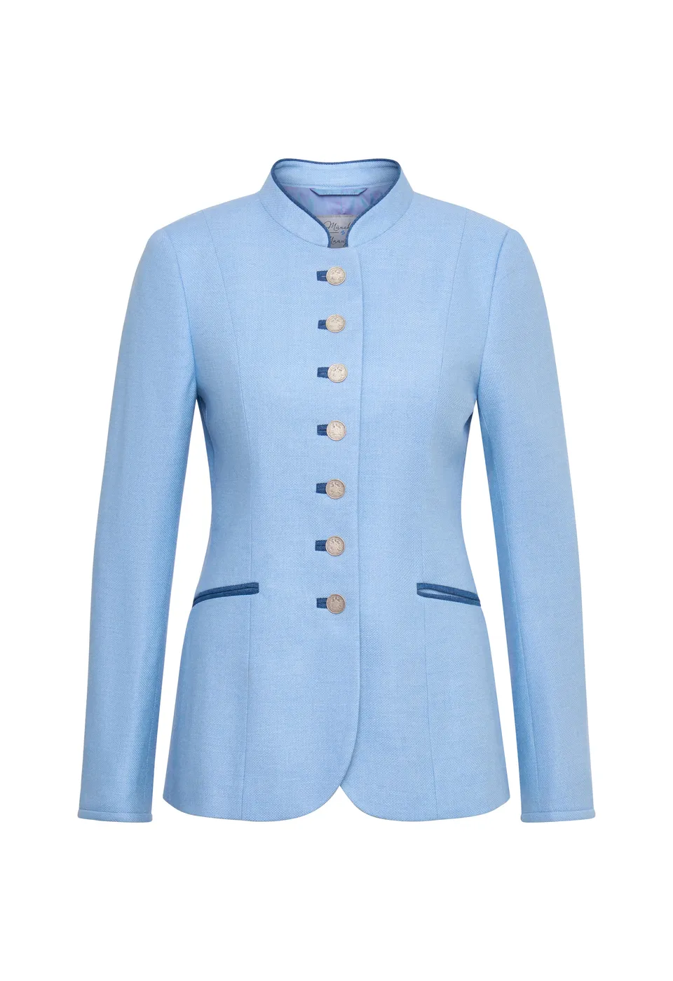 m-nchner-manufaktur-mia-lange-trachtenjacke-hellblau-schurwolle image 1