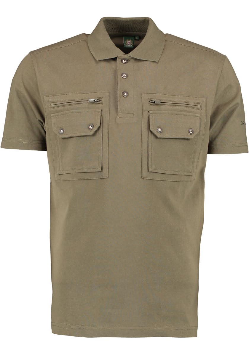 os-trachten-fuzao-poloshirt-herren-kurzarm-baumwolle-schwarz-3xl image 4