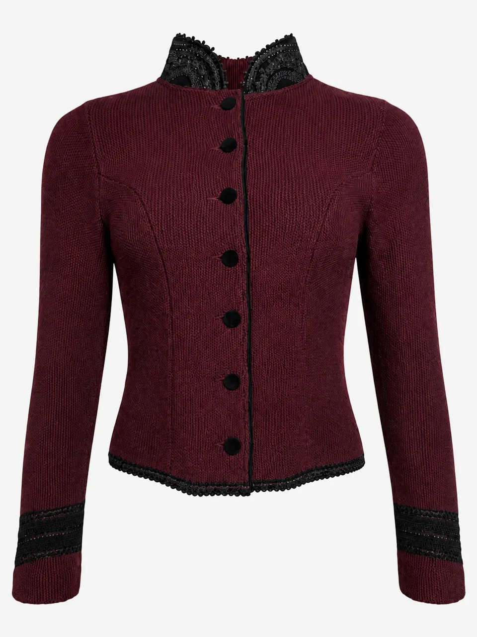litzlfelder-ingrid-trachtenjacke-damen-rubinrot-schurwolle image 1