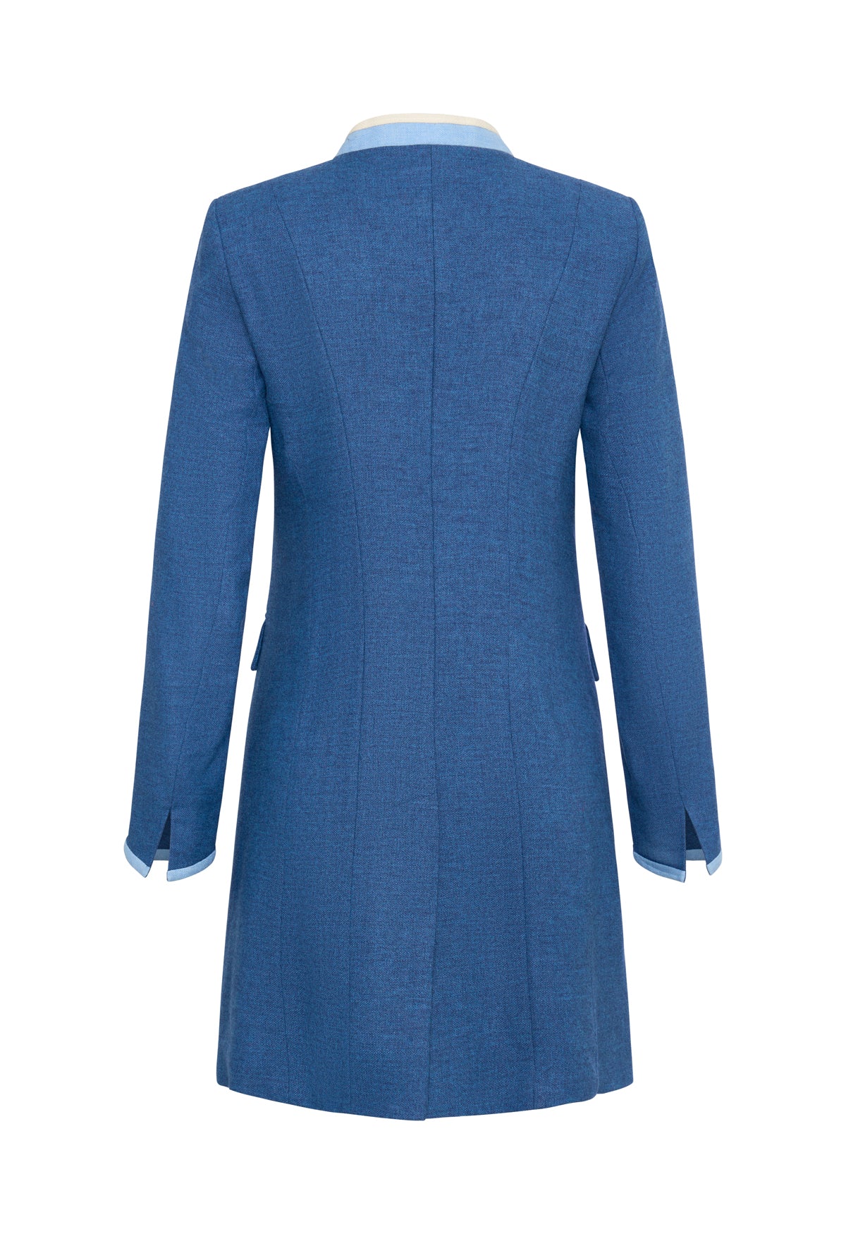 m-nchner-manufaktur-franzi-gehrock-jeansblau-schurwolle-jacke image 2