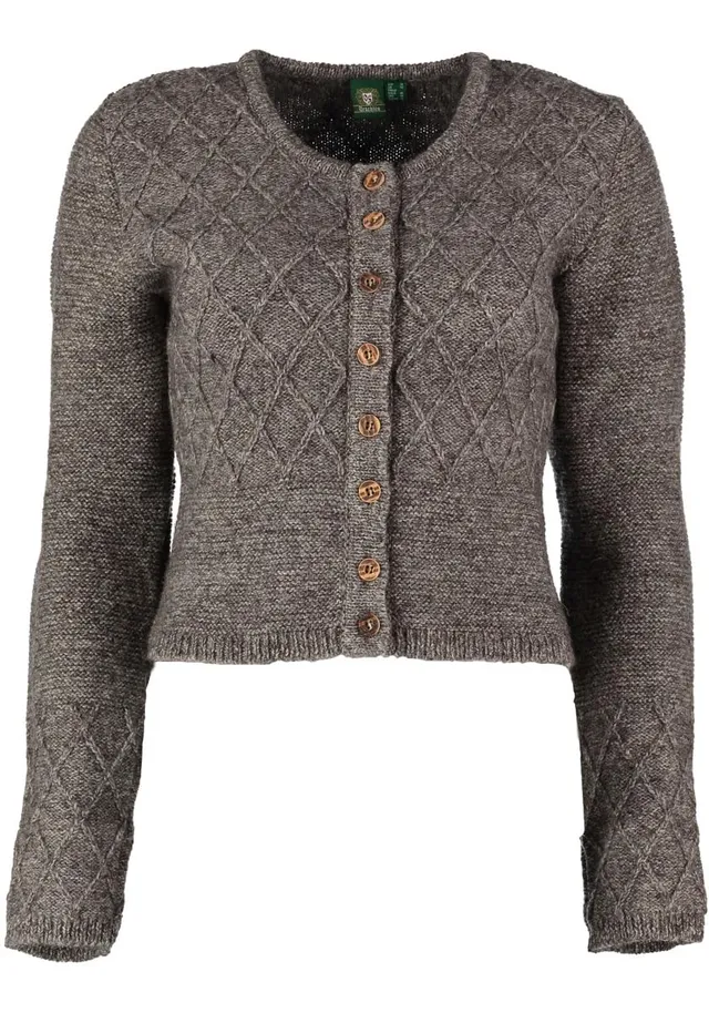 os-trachten-ugepys-strickjacke-wolle-flechtmuster image 1